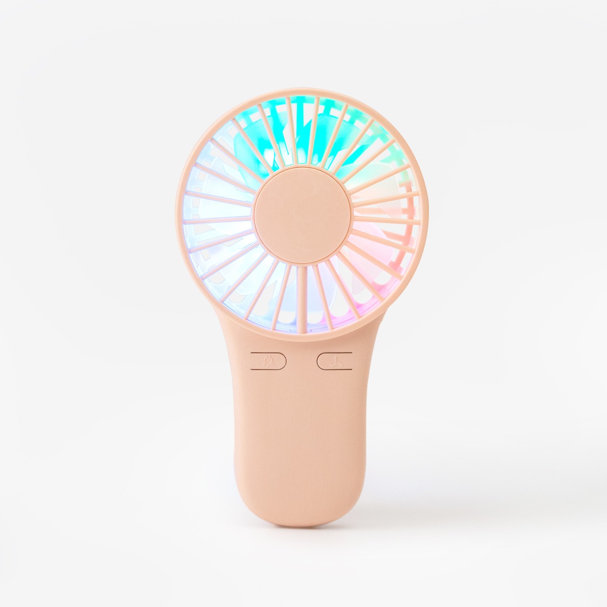 LED 휴대용 미니 선풍기 핑크